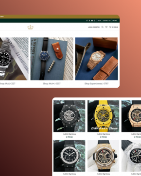 Luxury Timepiece eCommerce Website Development (1)