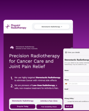 Pinpoint Radiotherapy – Healthcare Booking Platform