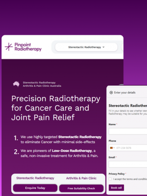 Pinpoint Radiotherapy – Healthcare Booking Platform