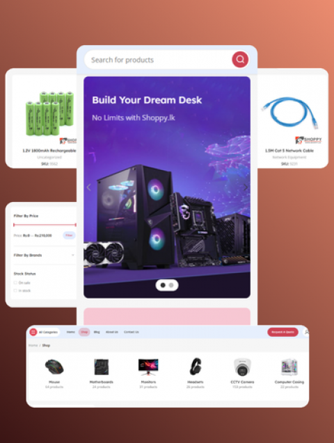 Shoppy.lk – Full-Scale Computer Store eCommerce