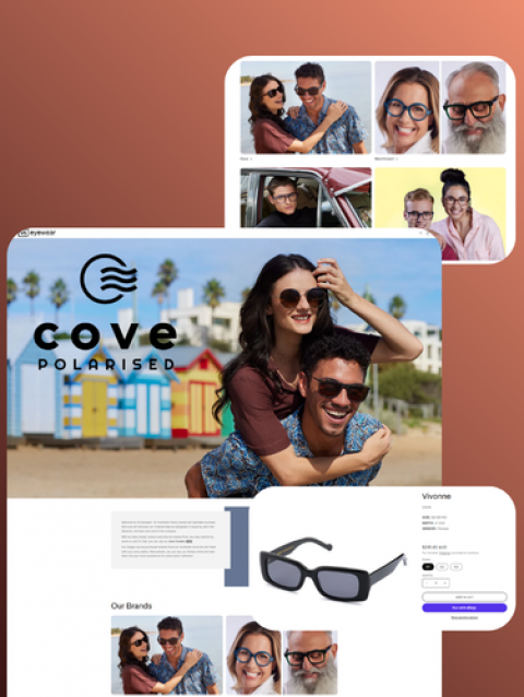 VS Eyewear – Minimalist Shopify Store